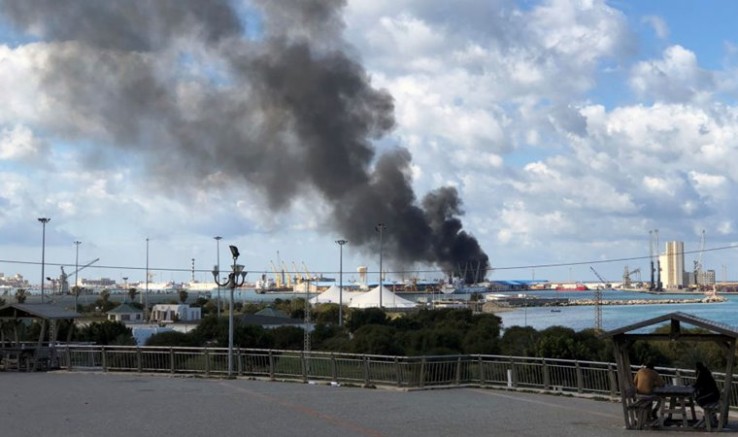 Libya Ulusal Ordusu, Trablus'ta Türkiye'ye ait silah taşıyan gemiyi vurduk
