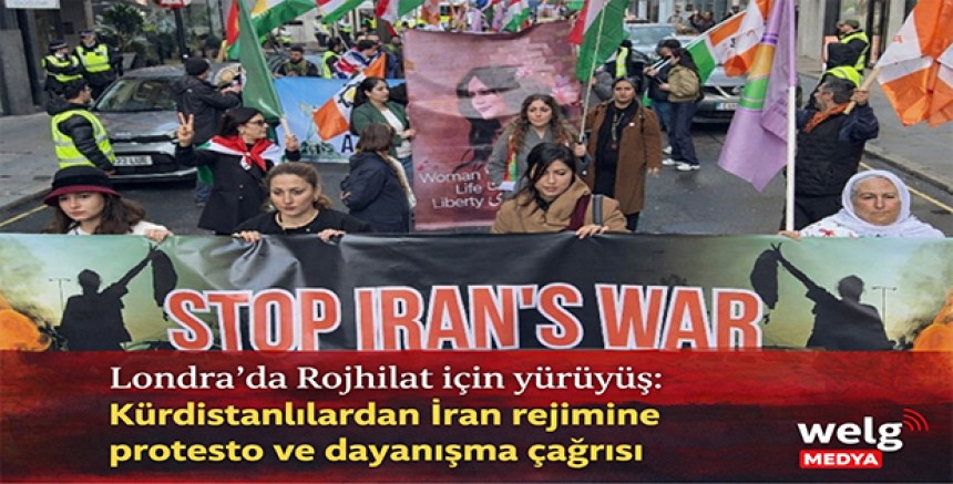 Londra’da Rojhilat için yürüyüş: Kürdistanlılardan İran rejimine protesto ve dayanışma çağrısı