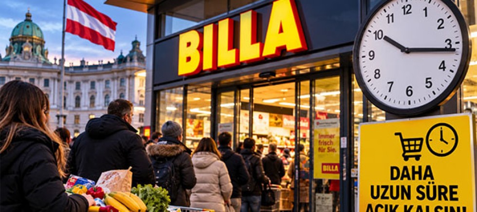 Avusturya'da BILLA'dan Yeni Talep: Marketler Daha Uzun Süre Açık Kalsın!