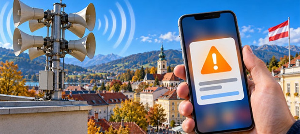 Avusturya’da Bugün Sirenler Çalacak: Telefonlara AT-Alert Mesajı Gelecek