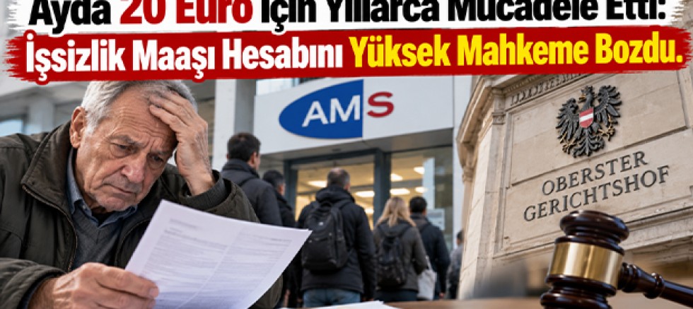 Ayda 20 Euro İçin Yıllarca Mücadele Etti: İşsizlik Maaşı Hesabını Yüksek Mahkeme Bozdu