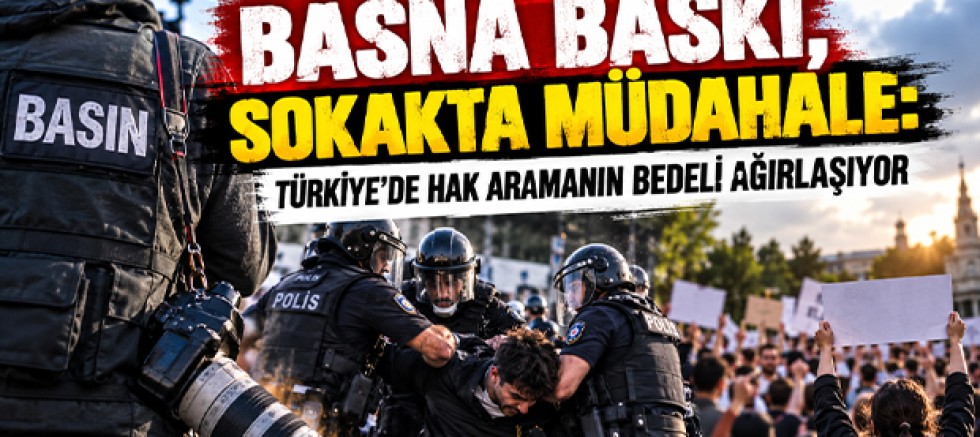 Basına Baskı, Sokakta Müdahale: Türkiye’de Hak Aramanın Bedeli Ağırlaşıyor
