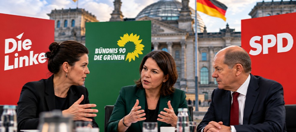 Berlin’de Hükümet Görüşmeleri Başlıyor: Sol Parti, Yeşiller ve SPD Perşembe Günü Buluşacak