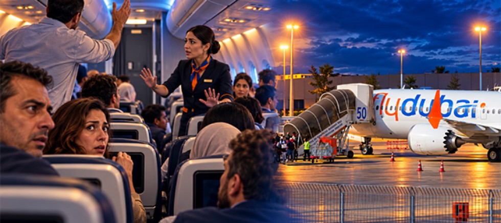 Flydubai Uçağında Dehşet: Pilotlardan Biri Uçağı Düşürmeye Çalıştı, Yolcular Müdahale Etti