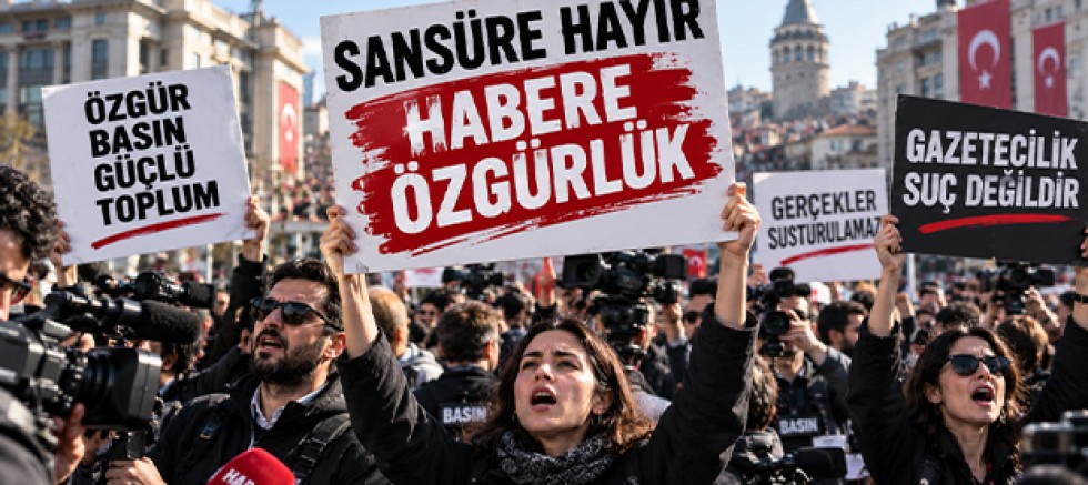 Gazeteciler 10 Kentte Sokağa Çıkıyor: “Sansüre Hayır, Habere Özgürlük”