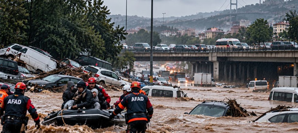 İstanbul'da Sel Felaketinde Can Kaybı 6'ya Yükseldi! Kayıp Vatandaşlar Hala Aranıyor