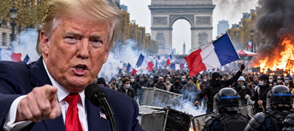 Trump'tan Fransa'daki Protestolara İlişkin Tartışmalı Açıklama: “Sorun Okullar Değil, Göçmenler”