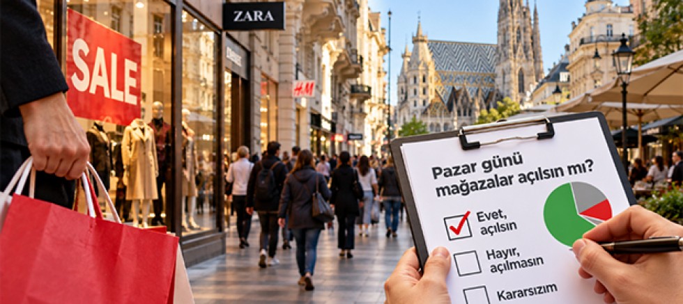 Viyana’da Pazar Günü Alışveriş Talebi: Ankete Katılanların Çoğunluğu Mağazalar Açılsın Diyor