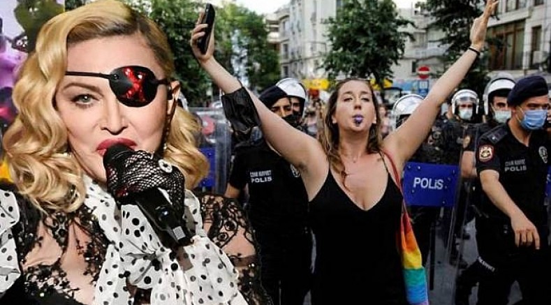 Madonna'dan İstanbul paylaşımı: Neden bu kadar çok polis var?