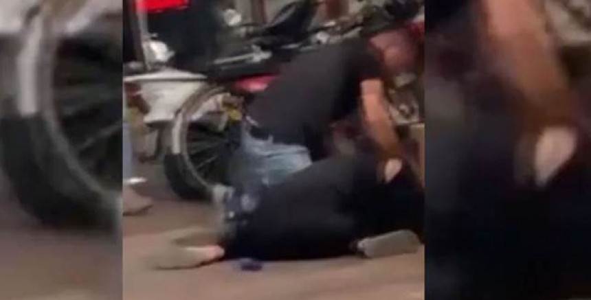 Manisa'da Hamile Kadın Sokak Ortasında Eşi Tarafından Dövüldü