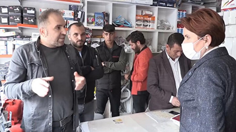 Meral Akşener'in ziyaretinde 'Burası Kürdistan' diyen esnaf gözaltına alındı