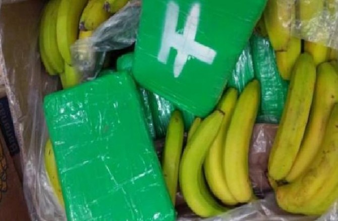 Muz yerine marketlere yanlışlıkla kokain dağıttılar 