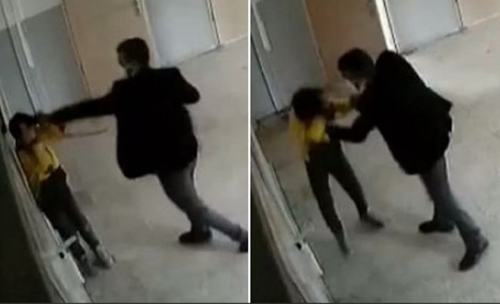 Öğrencisini acımasızca tekme tokat döven öğretmen adli kontrol kararıyla serbest bırakıldı