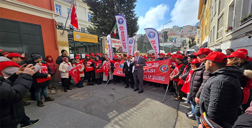 Özel İtalyan Lisesi’nde Grev 10. Gününde: Haydar Özdemiroğlu’ndan İşverene Sert Tepki
