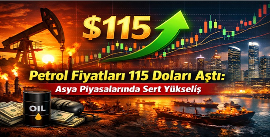 Petrol Fiyatları 115 Doları Aştı: Asya Piyasalarında Sert Yükseliş