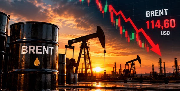 Petrolde Yükselişin Ardından Düşüş: Brent 114,60 Dolara Geriledi