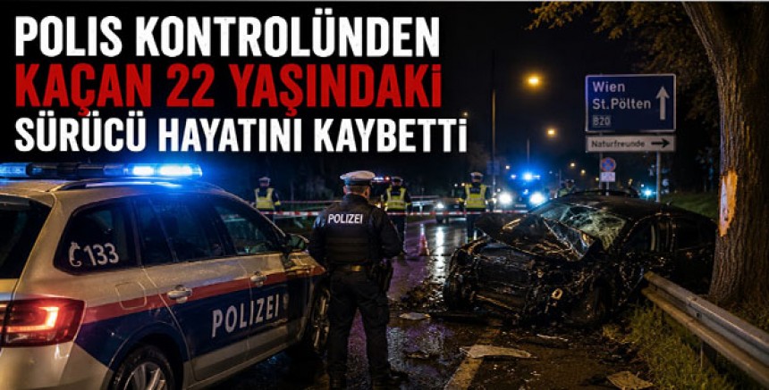 Polis Kontrolünden Kaçan 22 Yaşındaki Sürücü Hayatını Kaybetti