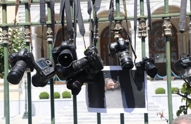 Polis şiddetine yönelik Basın meslek örgütlerinden protestolar 