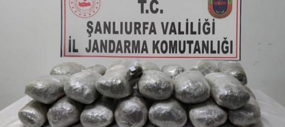 Şanlıurfa’da uzman çavuş 42 kilo esrarla yakalandı