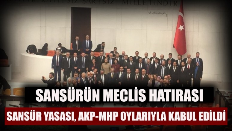 Sansürün meclis hatırası