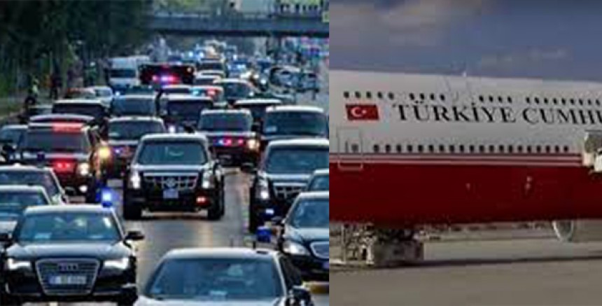 Sarayın kaç uçağı var sorusuna verilen cevap: Gerektiği kadar 