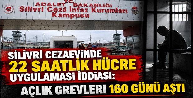 Silivri Cezaevinde 22 Saatlik Hücre Uygulaması İddiası: Açlık Grevleri 160 Günü Aştı