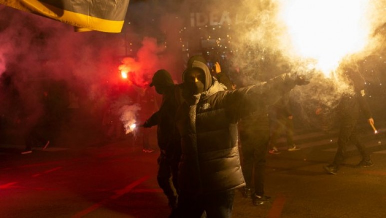 Sırbistan’da Rusya yanlısı göstericiler Belgrad'da yürüdü