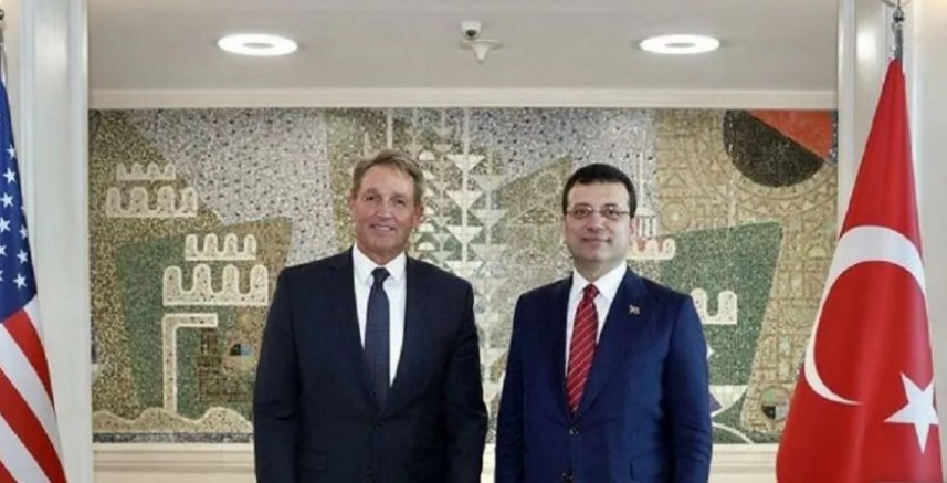Son Dakika: ABD'nin Ankara Büyükelçisi Jeffry Flake, İBB Başkanı İmamoğlu'nu ziyaret etti