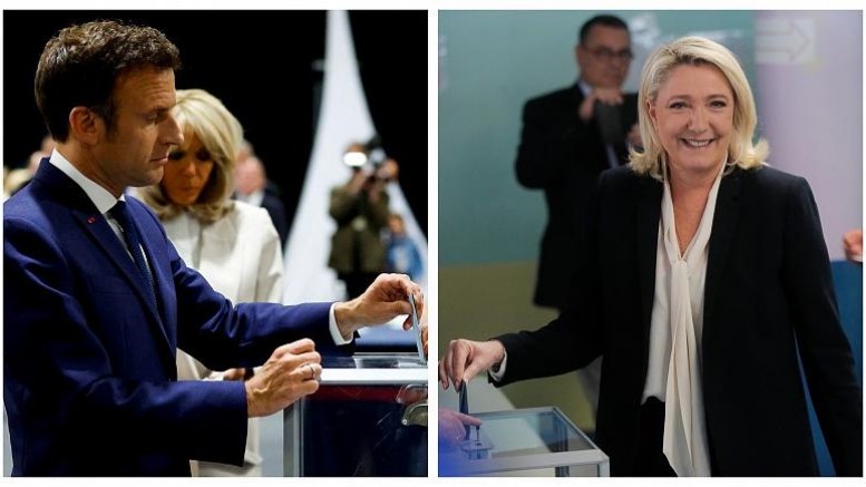 Son dakika: Fransa'da ilk sandık çıkışları Marcon dedi 