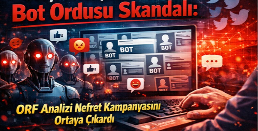Sosyal Medyada Bot Ordusu Skandalı: ORF Analizi Nefret Kampanyasını Ortaya Çıkardı