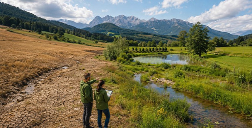 Steiermark Kuraklıkla Boğuşuyor: Yeşillerden Suyu Doğada Tutacak 13 Maddelik Plan