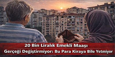 20 Bin Liralık Emekli Maaşı Gerçeği Değiştirmiyor: Bu Para Kiraya Bile Yetmiyor