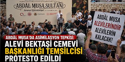 Abdal Musa'da Asimilasyon Tepkisi: Alevi Bektaşi Cemevi Başkanlığı Temsilcisi Protesto Edildi