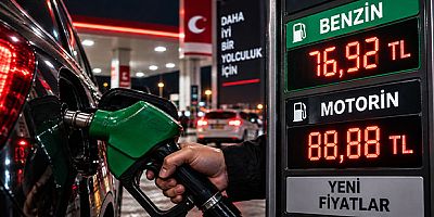 Akaryakıta Gece Yarısı Dev Zam: Motorine 7,72 TL, Benzine 2,48 TL Zam Geldi