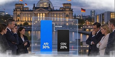 Almanya’da AfD Yüzde 30’a Dayandı: CDU’ya 10 Puan Fark Attı