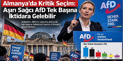 Almanya’da Kritik Seçim: Aşırı Sağcı AfD Tek Başına İktidara Gelebilir