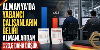 Almanya’da yabancı çalışanların geliri Almanlardan yüzde 23,6 daha düşük