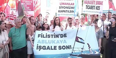 Ankara’da Sol Partiler ve Sendikalar, İsrail’e Silah Taşıyan Gemiyi Protesto Etti