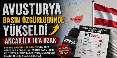 Avusturya Basın Özgürlüğünde Yükseldi Ancak İlk 10’a Uzak