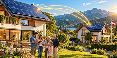 Avusturya’da Güneş Enerjisinde Yeni Dönem: Evinizde Ürettiğiniz Elektriği Ailenizle Paylaşabileceksiniz