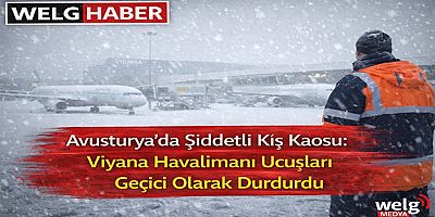 “Avusturya’da Şiddetli Kış Kaosu: Viyana Havalimanı Uçuşları Geçici Olarak Durdurdu”