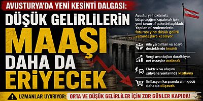 Avusturya’da Yeni Kesinti Dalgası: Düşük Gelirlilerin Maaşı Daha da Eriyecek