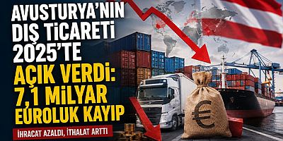Avusturya'nın Dış Ticareti 2025'te Açık Verdi: 7,1 Milyar Euroluk Kayıp