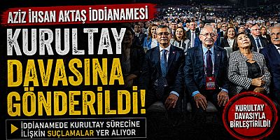 Aziz İhsan Aktaş İddianamesi Kurultay Davasına Gönderildi