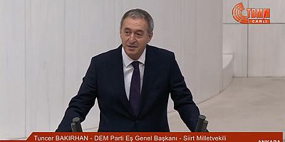 Bakırhan’dan TBMM’de “çerçeve yasa” mesajı: “İlk kez hukukla yazılan bir sayfa var, mürekkebi tüm bölgeye yeter”