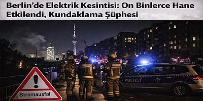 Berlin’de Elektrik Kesintisi: On Binlerce Hane Etkilendi, Kundaklama Şüphesi