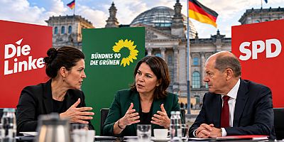 Berlin’de Hükümet Görüşmeleri Başlıyor: Sol Parti, Yeşiller ve SPD Perşembe Günü Buluşacak