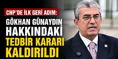 CHP'de İlk Geri Adım: Gökhan Günaydın Hakkındaki Tedbir Kararı Kaldırıldı