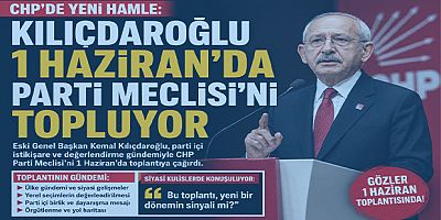 CHP’de Yeni Hamle: Kılıçdaroğlu 1 Haziran’da Parti Meclisi’ni Topluyor