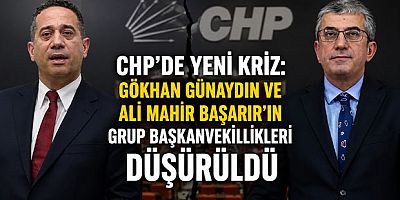 CHP’de Yeni Kriz: Gökhan Günaydın ve Ali Mahir Başarır’ın Grup Başkanvekillikleri Düşürüldü